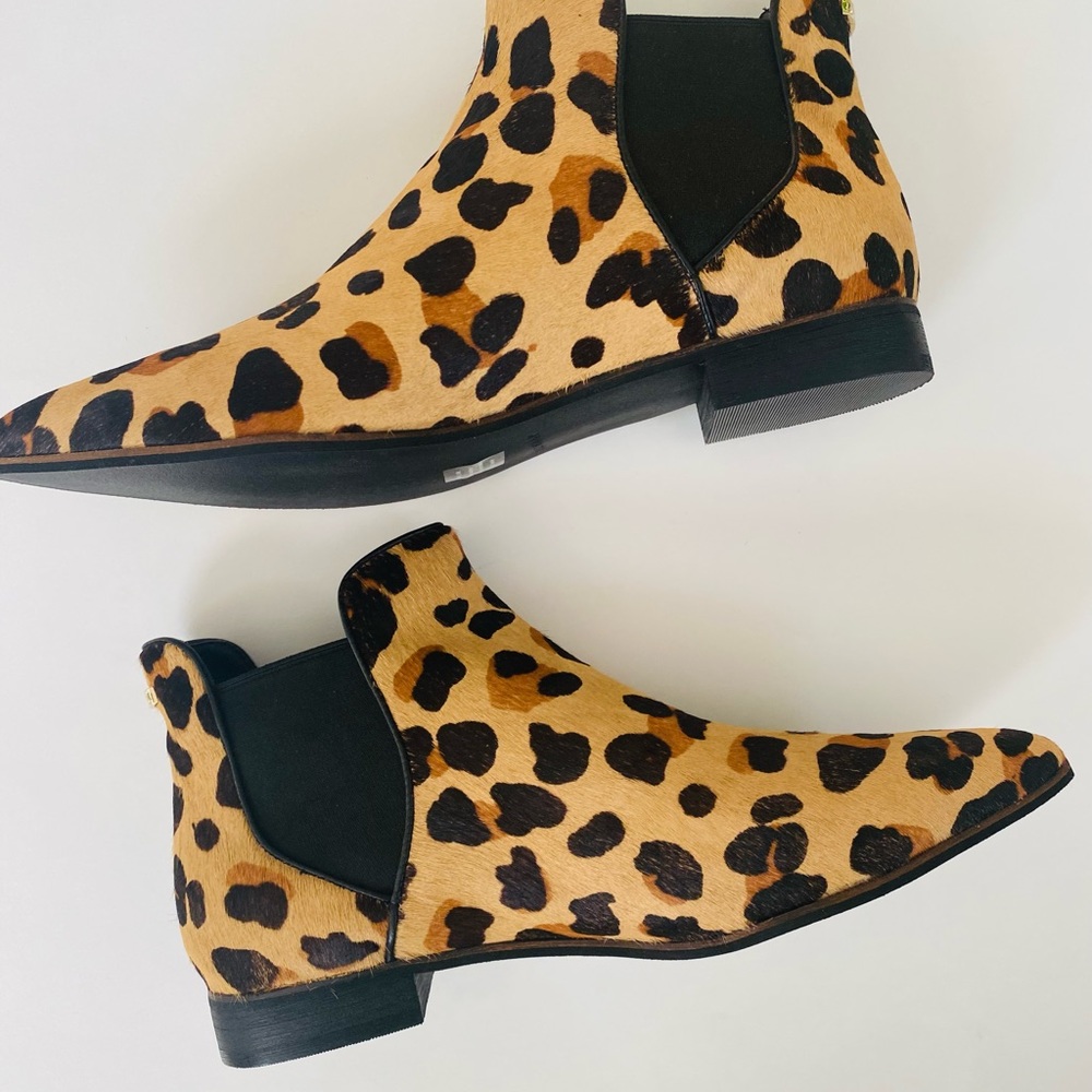 Cole Haan, Leopard Print, Calf Hair Bootie, Size 10, BRAND NEW!